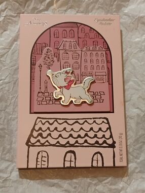 Disney Aristocrats Women Makeup Eyeshadow Palette Pink Gold Accents